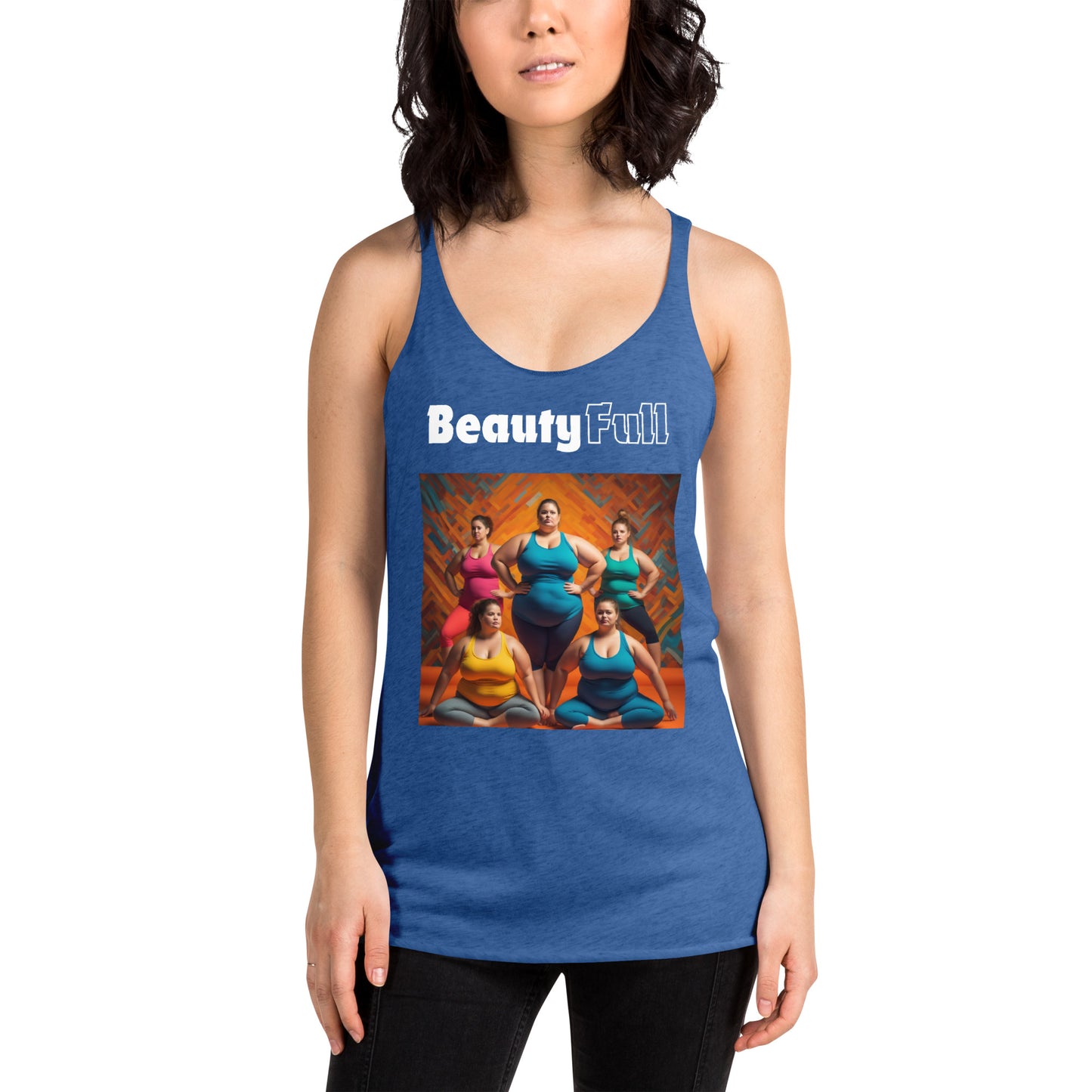 Full Beauty 1 Women's Racerback Tank