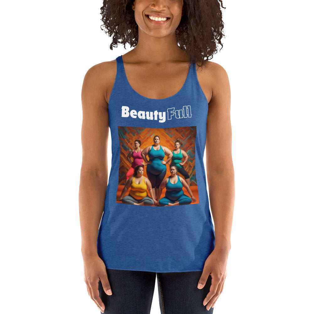 Full Beauty 1 Women's Racerback Tank