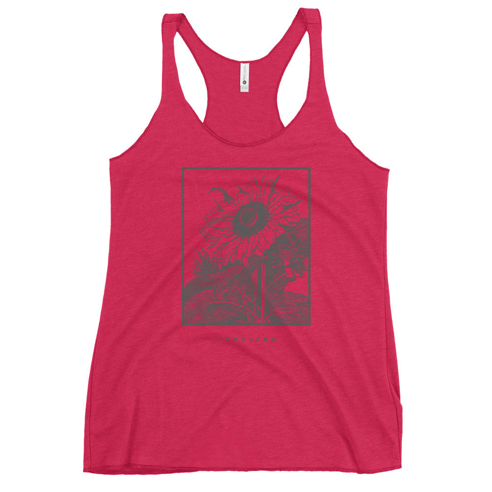 Women's Sunflower Racerback Tank