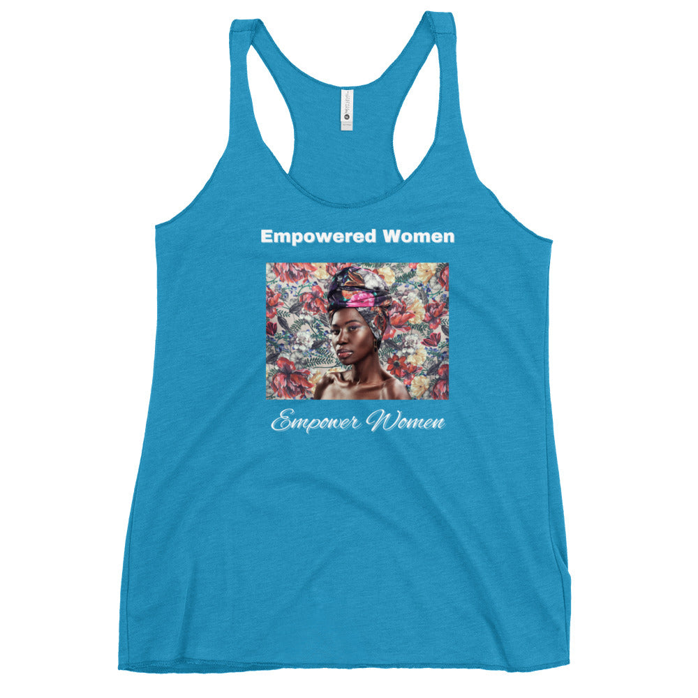 Women's Floral Racerback Tank