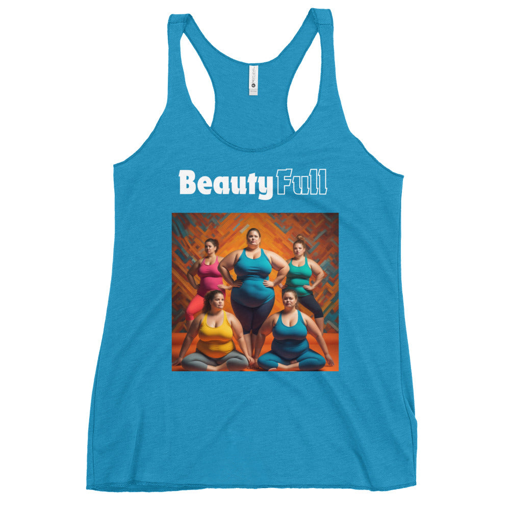 Full Beauty 1 Women's Racerback Tank