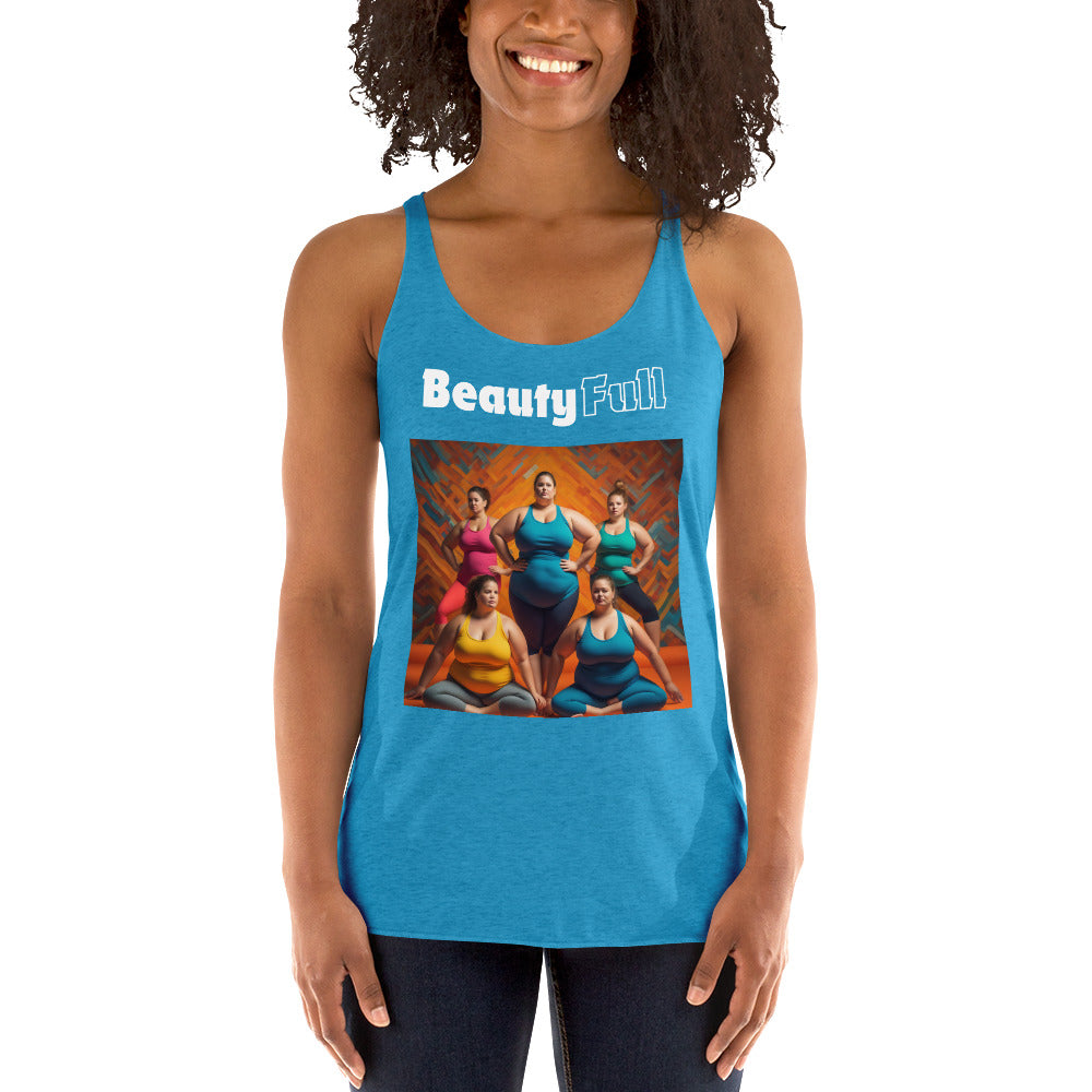 Full Beauty 1 Women's Racerback Tank