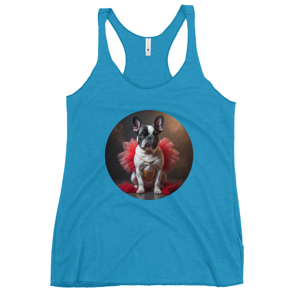 Pug Ballerina Women's Racerback Tank