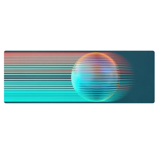 Light Streaks Yoga mat